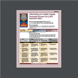 PDF-E-075 | Understanding your Canadian Language Benchmarks Placement Test (CLBPT) Assessment Report: French