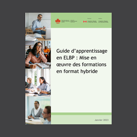 PDF-F-018 | Guide d’apprentissage en ELBP : Mise en œuvre des formations en format hybride